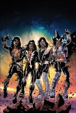 Kiss Zombies issue 1-I Rodney Buchemi 1:20 Virgin Cover