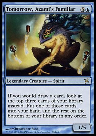 Magic the Gathering: Betrayers of Kamigawa (Base Set) card 58 Tomorrow, Azami's Familiar