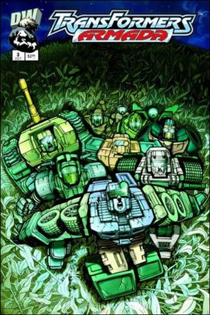 Transformers: Armada (2002) issue 3-B James Raiz Mini-Cons Cover