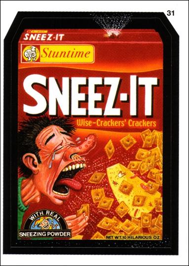 Wacky Packages All-New: Series 1 (Base Set) card 31 Sneez-It