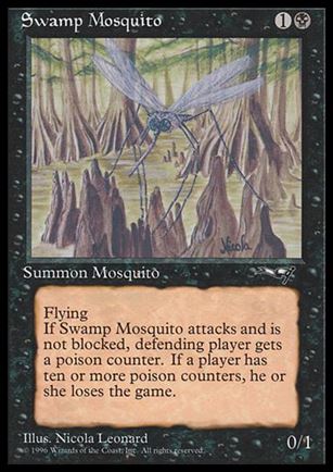 Magic the Gathering: Alliances (Base Set) card 63-B Swamp Mosquito