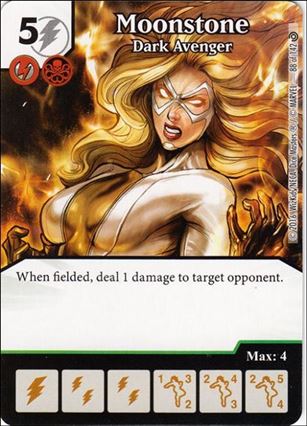 Marvel Dice Masters Civil War card 88 Moonstone: Dark Avenger