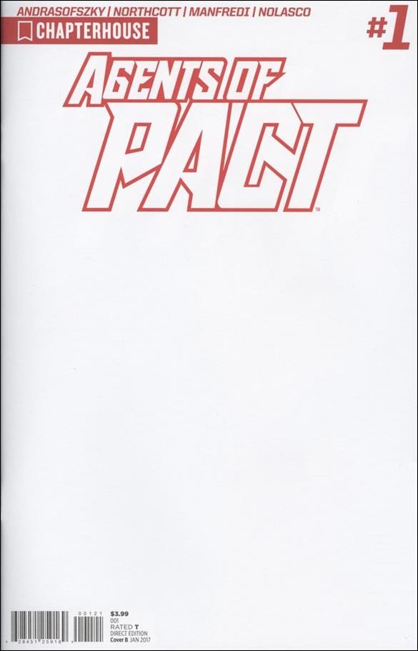 Agents of P.A.C.T. issue 1-B Blank Cover
