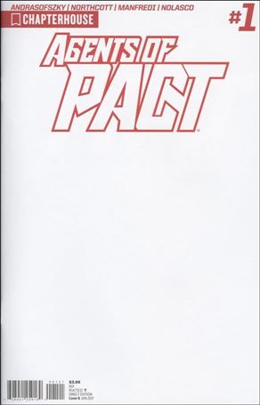 Agents of P.A.C.T. issue 1-B Blank Cover