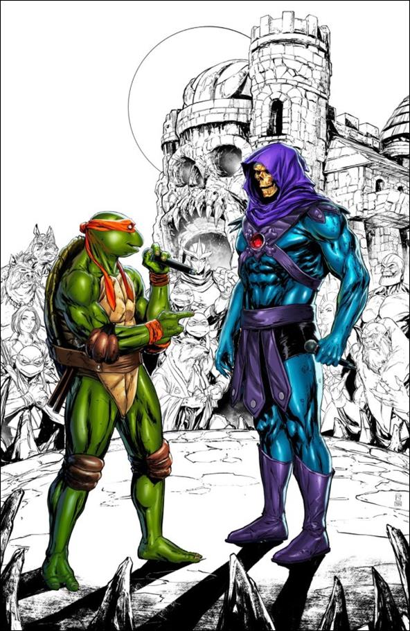 Masters of the Universe / Teenage Mutant Ninja Turtles: Turtles of Grayskull issue 1-H Raymond Gay Retailer Excl. B&W Homage Virgin Cover