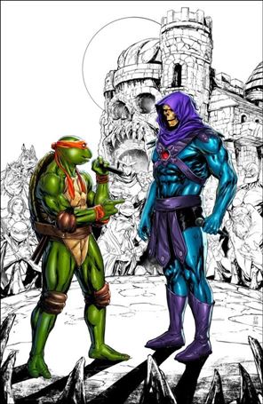 Masters of the Universe / Teenage Mutant Ninja Turtles: Turtles of Grayskull issue 1-H Raymond Gay Retailer Excl. B&W Homage Virgin Cover