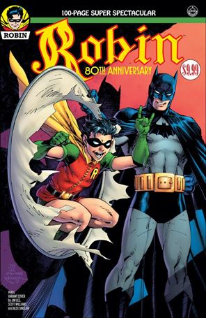 Robin 80th Anniversary 100-Page Super Spectacular issue nn-B Jim Lee 1940s Cover