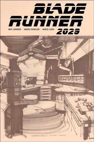 Blade Runner 2029 issue 5-B Syd Mead Cover