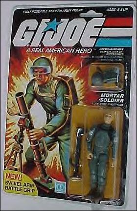 G.I. Joe: A Real American Hero 3 3/4" Basic Action Figures figure 6-B Short-Fuze (Mortar Soldier) - Swivel Arm