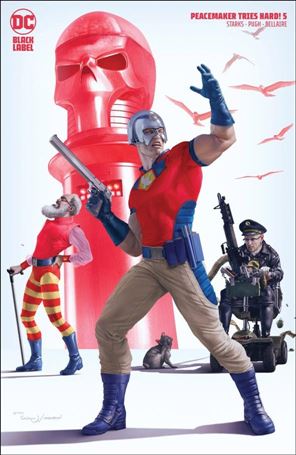 Peacemaker Tries Hard issue 5-D Rahzzah 1:25 Cover