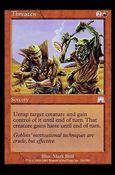 Magic the Gathering: Onslaught (Base Set) card 241 Threaten
