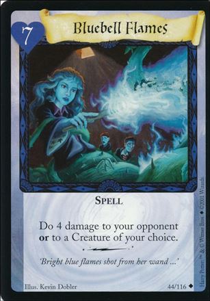 Harry Potter (Base Set) card 44 Bluebell Flames