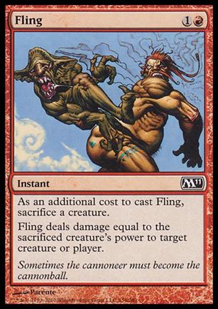 Magic the Gathering: 2011 Core Set (Base Set) card 139 Fling