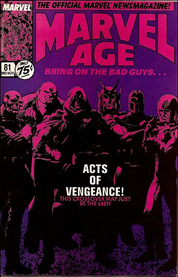 Marvel Age (1983) issue 81