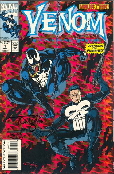 Venom: Funeral Pyre issue 1-B DF (signed by Tom Lyle) 1/5000