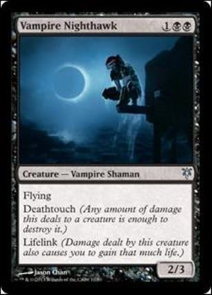Magic the Gathering: Duel Decks: Sorin vs. Tibalt (Base Set) card 12 Vampire Nighthawk