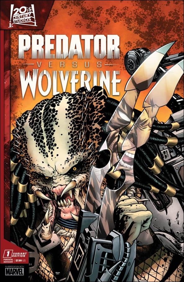 Predator vs. Wolverine issue 1-B Mike McKone Predator Homage Cover
