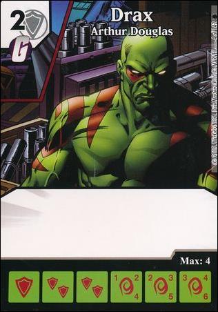 Marvel Dice Masters Amazing Spider-Man card 4 Drax: Arthur Douglas 