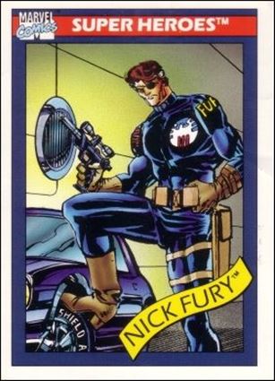 Marvel Universe: Series 1 (Base Set) card 5 Nick Fury
