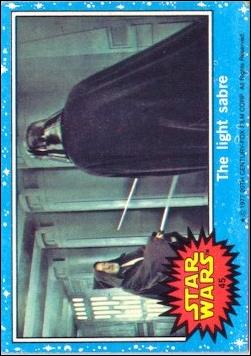 Star Wars: Series 1 (Base Set) card 45 The light sabre
