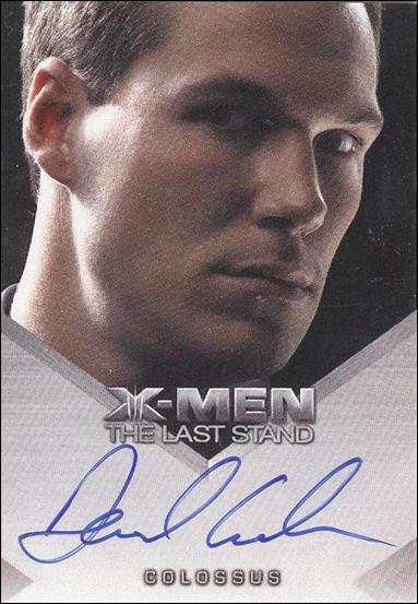 X-Men III: The Last Stand (Autograph Cards) card nn4 Daniel Cudmore as Colossus 