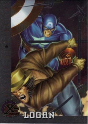 1996 Fleer Ultra X-Men All Chromium (Base Set) card 80 Logan
