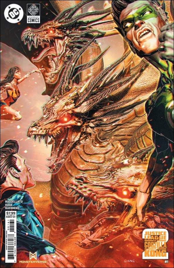 Justice League vs. Godzilla vs. Kong 2 issue 1-E John Giang Foil Cardstock Cover