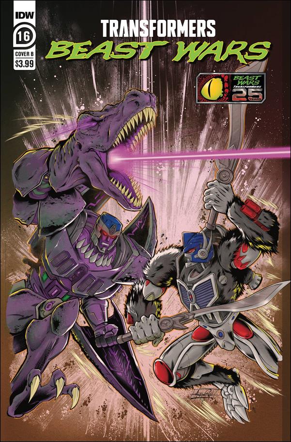 Transformers: Beast Wars issue 16-B Anthony Pugh Cover