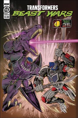 Transformers: Beast Wars issue 16-B Anthony Pugh Cover