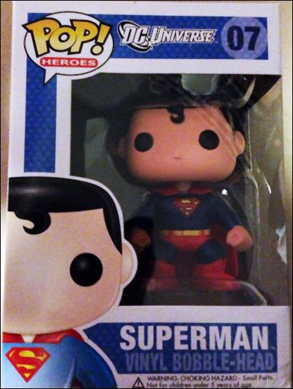 POP! Heroes figure 7-C Superman (Bobble-Head)