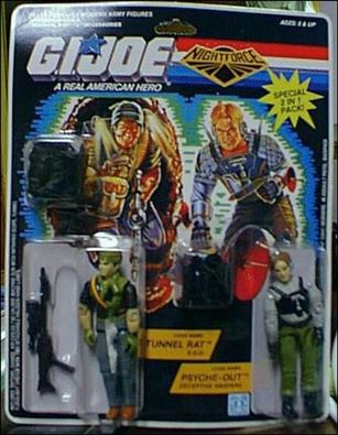 G.I. Joe: A Real American Hero (Night Force) 2-Packs figure 3 Tunnel Rat and Psyche-Out