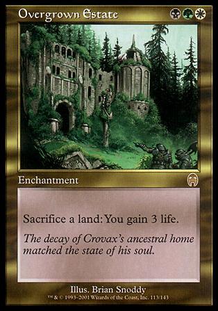 Magic the Gathering: Apocalypse (Base Set) card 113 Overgrown Estate