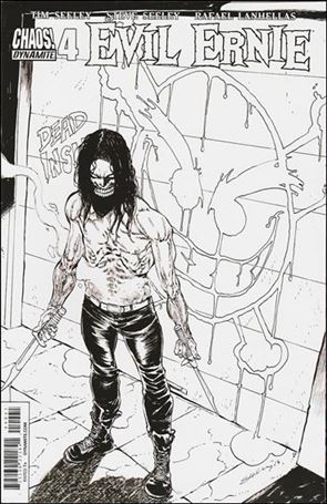 Evil Ernie (2014) issue 4-D Tim Seeley 1:10 Black & White Cover
