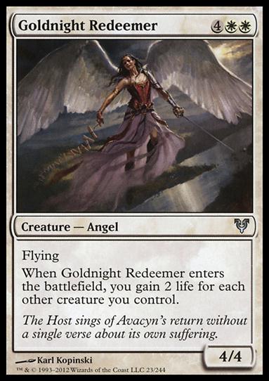 Magic the Gathering: Avacyn Restored (Base Set) card 23 Goldnight Redeemer