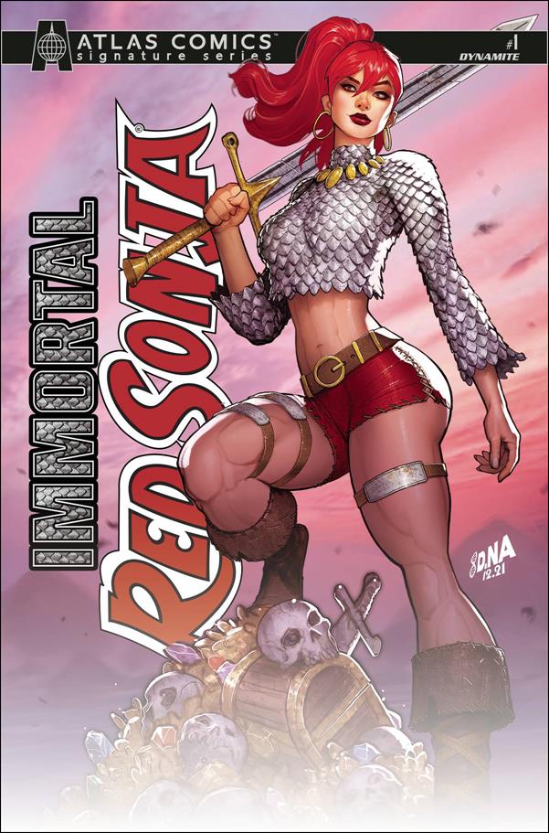 Immortal Red Sonja issue 1-Y David Nakayama Atlas Cover (Jae Lee Signed)