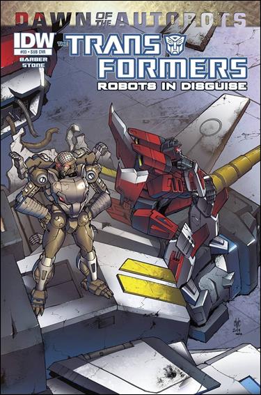 Transformers: Robots in Disguise (2012) issue 33-B Casey W. Coller Subscription Cover