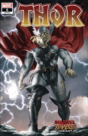 Thor (2020) issue 5-B Jung-Geun Yoon Marvel Zombies Cover