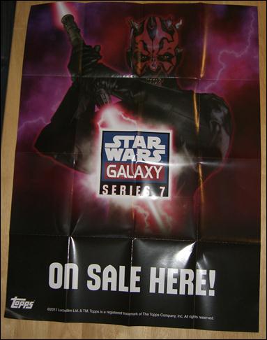 Star Wars Galaxy: Series 7 card 7 Box Insert Poster