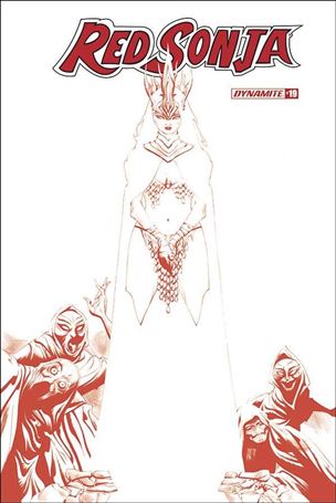 Red Sonja (2019) issue 19-L Jae Lee 1:21 Red Line Art Cover
