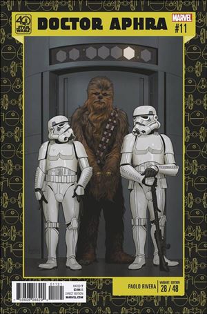 Doctor Aphra issue 11-B Paolo Rivera Star Wars 40th Anniversary Cover