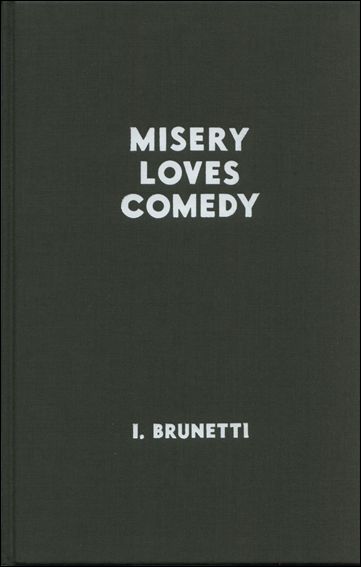 Misery Loves Comedy issue 1 Green Cloth Cover w/ White Embossed Lettering