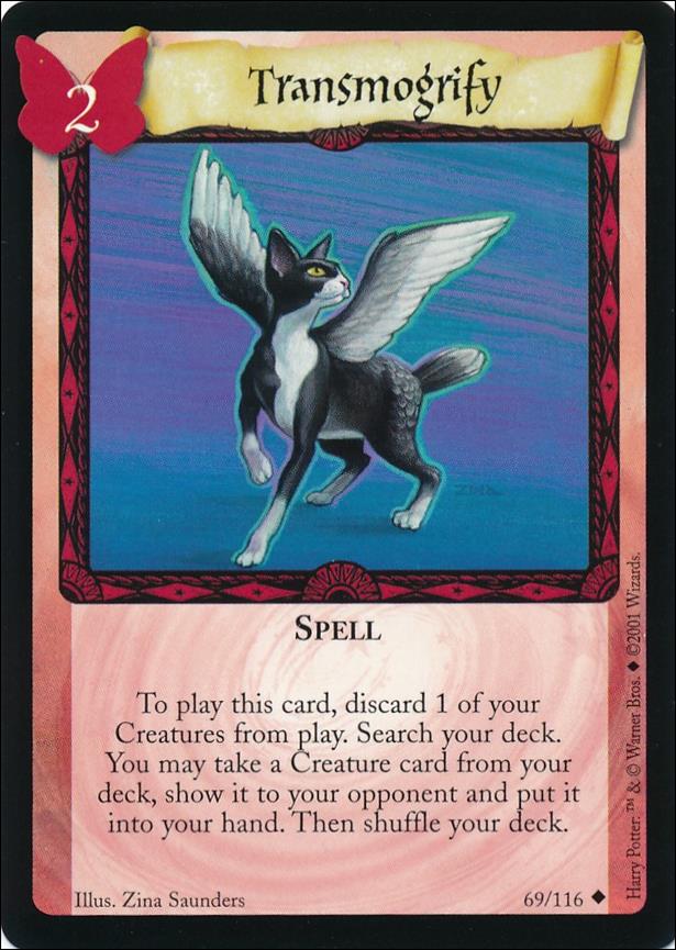 Harry Potter (Base Set) card 69 Transmogrify