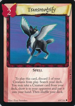 Harry Potter (Base Set) card 69 Transmogrify