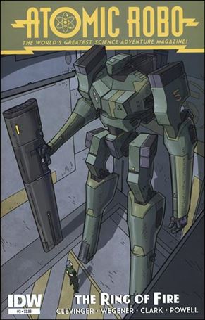Atomic Robo and the Ring of Fire issue 3 Scott Wegener Cover