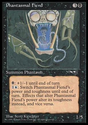 Magic the Gathering: Alliances (Base Set) card 57 Phantasmal Fiend