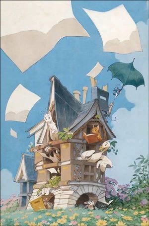 Animal Castle Vol. 2 issue 1-E Felix Delep 1:20 Virgin Animal Library Cover