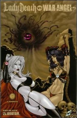 Lady Death vs War Angel issue 1-D Jewel Cover 1/250
