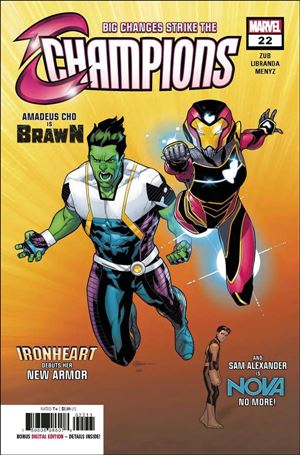 Champions (2016) issue 22 Stefano Caselli Cover