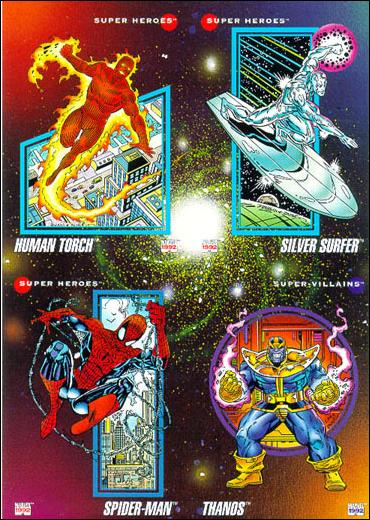 Marvel Universe: Series 3 (Promo) card nn 4 Diamond Previews 4 card uncut