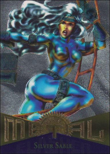 Marvel Metal (Parallel Flasher Set) card 40 Silver Sable
